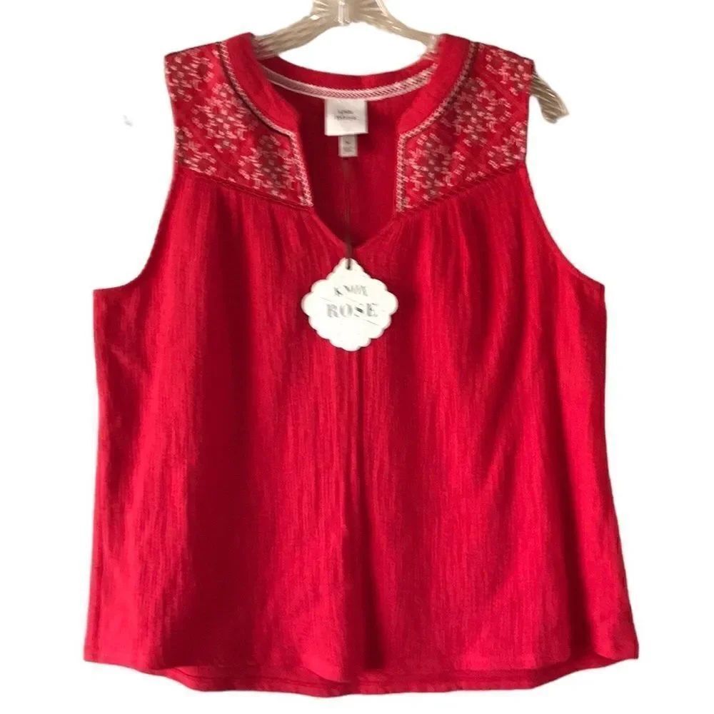 NEW Knox Rose Red Tank Top